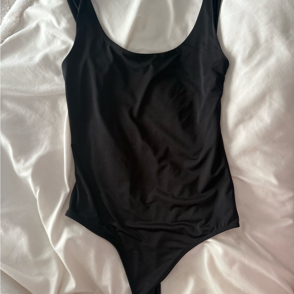 Express Black Body Contour Bodysuit